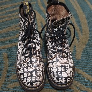 Women's Dr. Martens Andy Warhol vintage boots